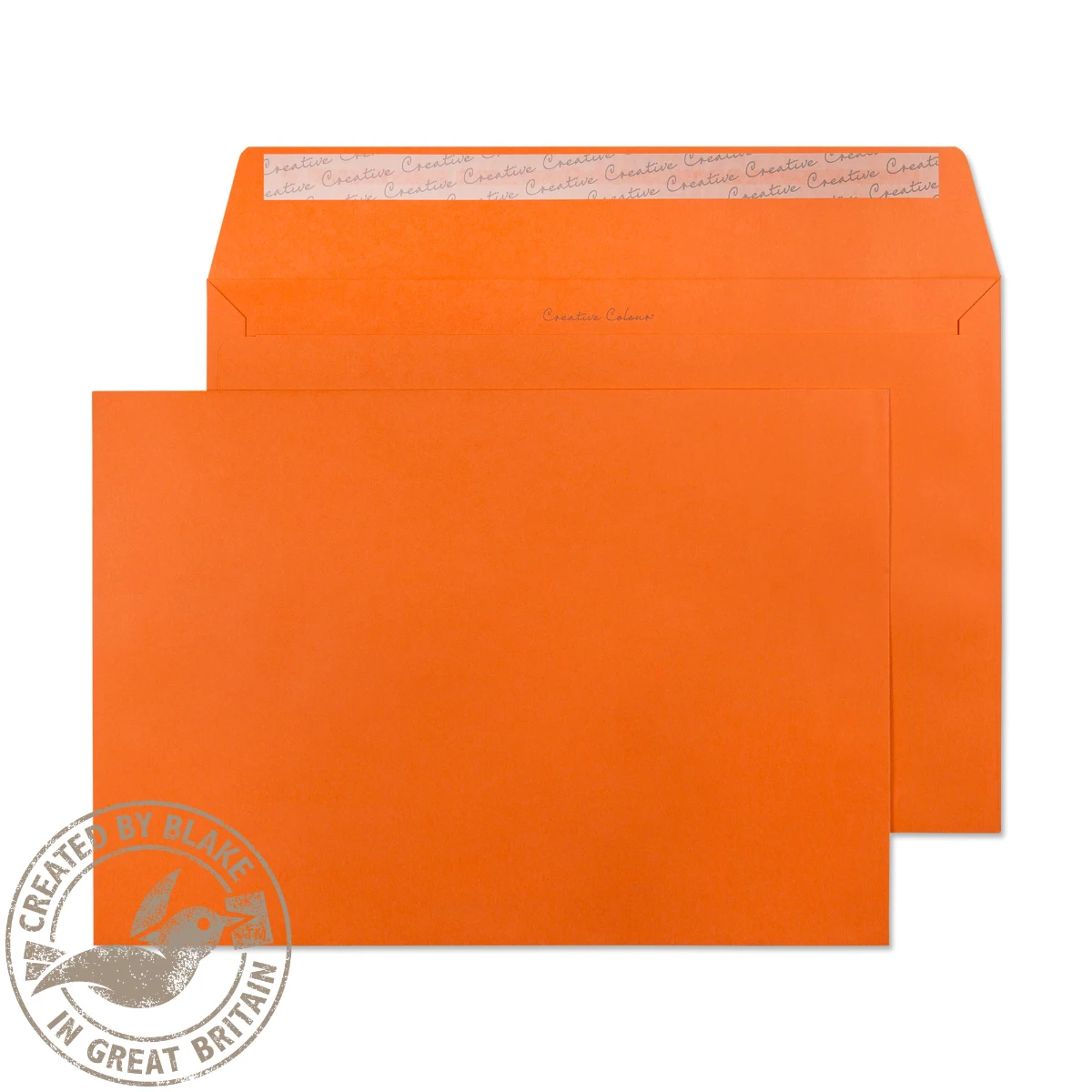 Briefumschläge C4 229x324 mm Haftklebend Orange 120 g/qm